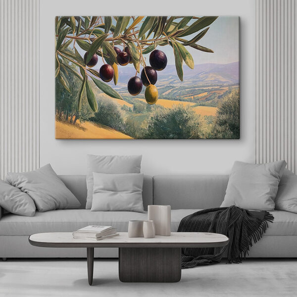 Painting of a tree with fruits Painting of a tree with fruits