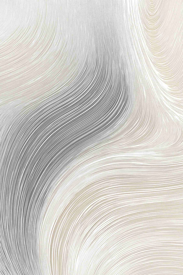 Fluid lines in soft, muted tones