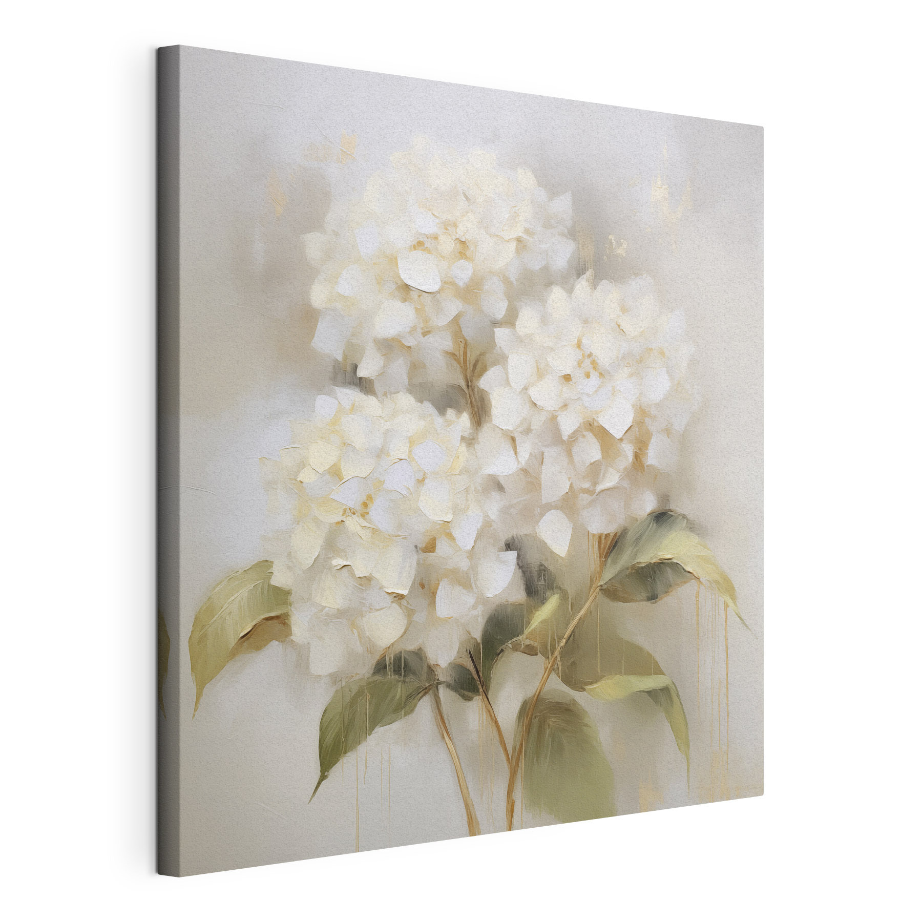 Painting of white flowers