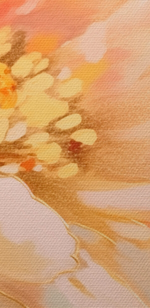 Painting of a flower Painting of a flower