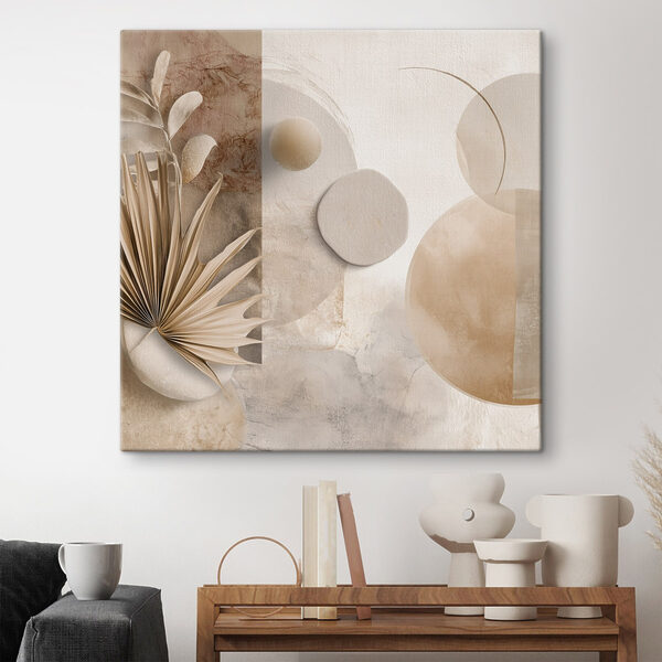 Serene abstract composition in soft tones Serene abstract composition in soft tones