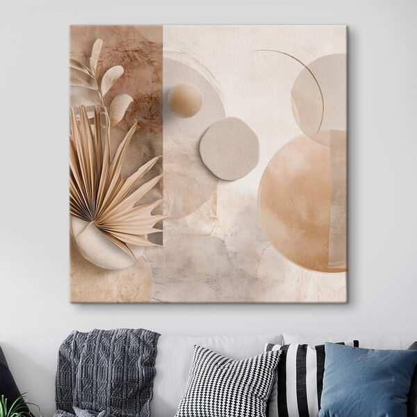 Serene abstract composition in soft tones Serene abstract composition in soft tones
