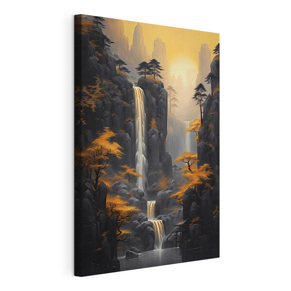 Wandbilder Wasserfall in einer felsigen Landschaft (Artikelnummer: s46177) Wandbilder Wandbilder Wasserfall in einer felsigen Landschaft (Artikelnummer: s46177)