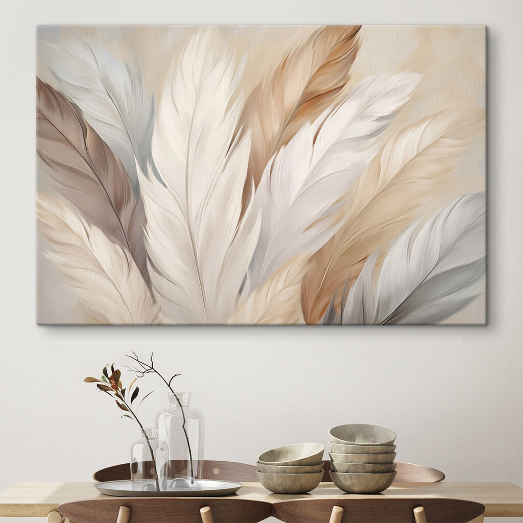 Group of feathers in different colors Group of feathers in different colors