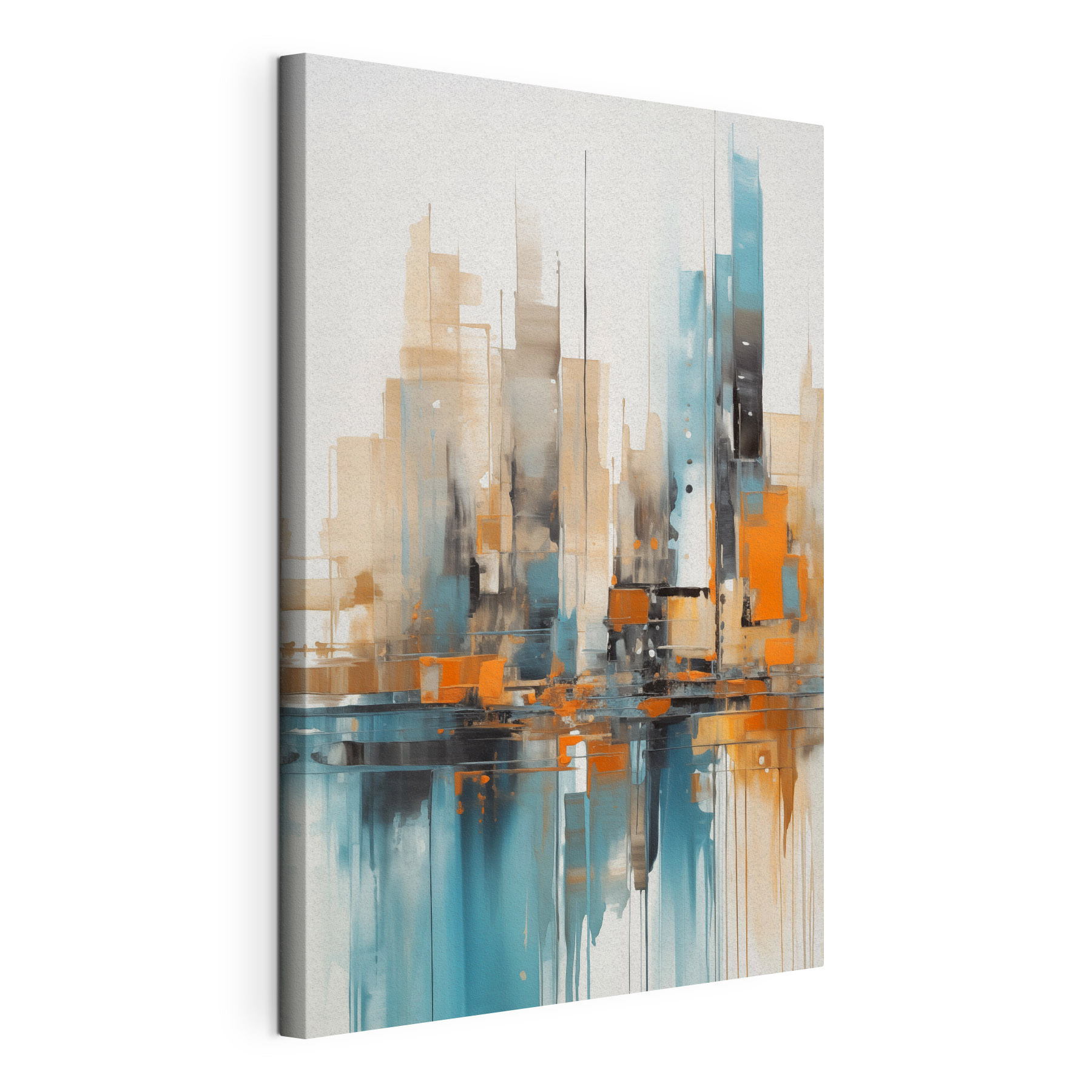 Painting of a city