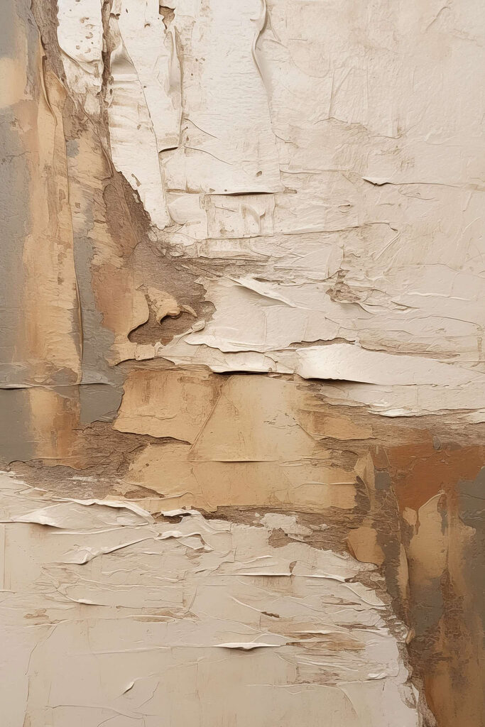 Abstract layers in neutral tones