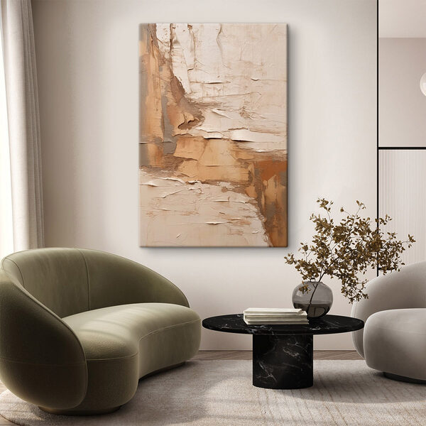 Abstract layers in neutral tones