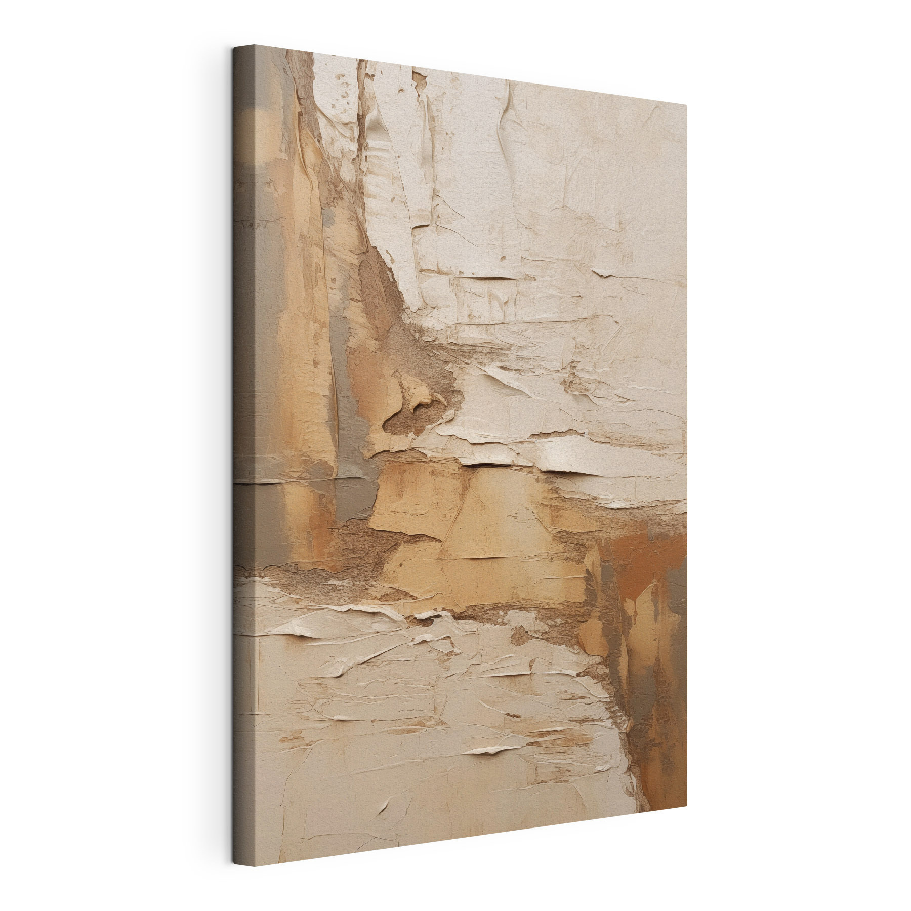 Abstract layers in neutral tones