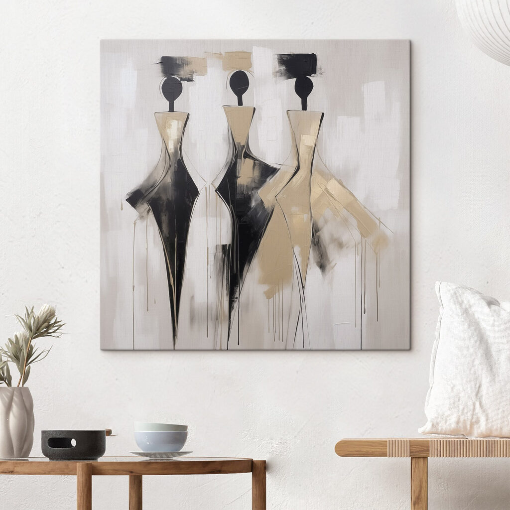 Painting of a group of women