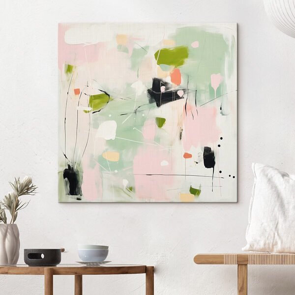 Painting of flowers and plants