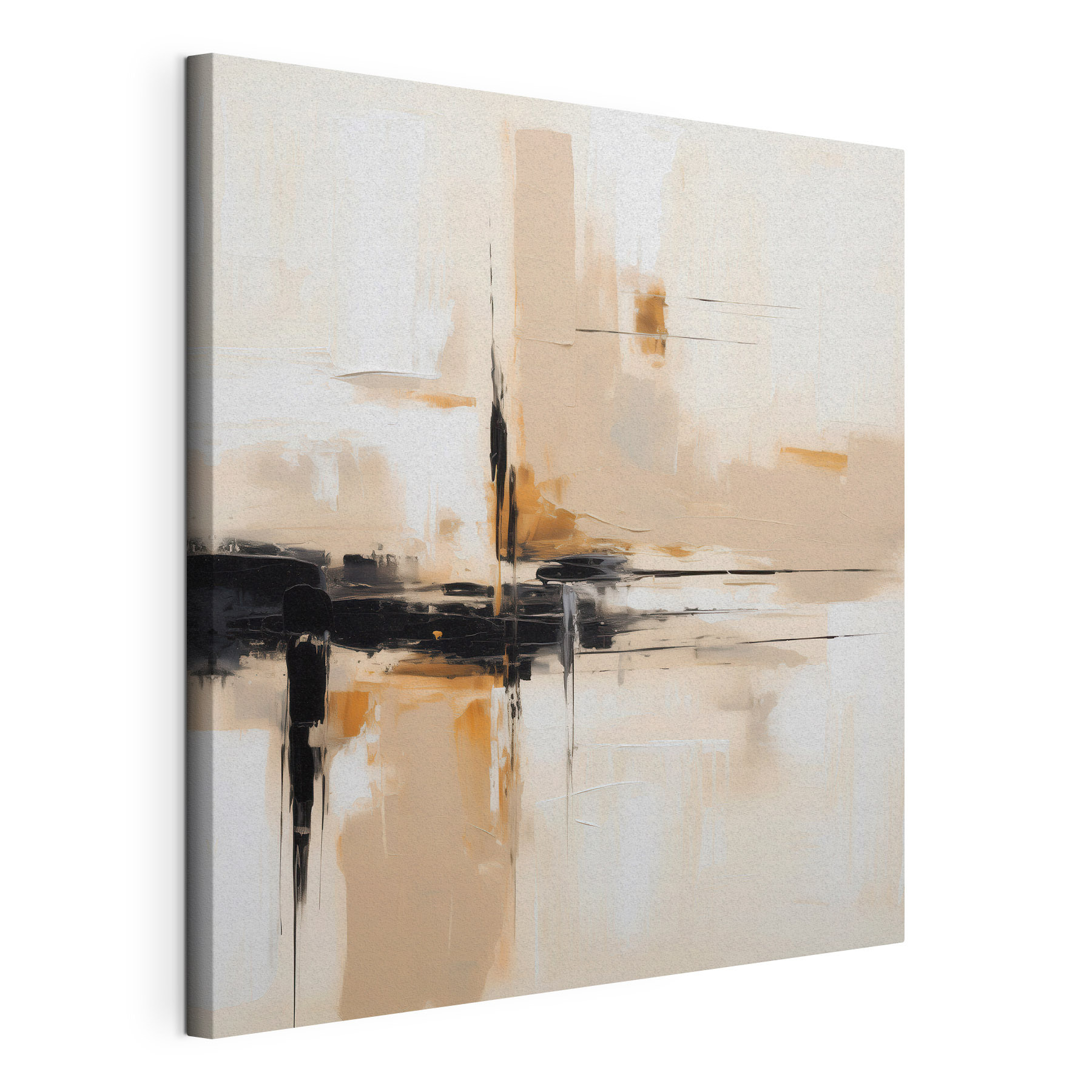 Painting of a black and white painting