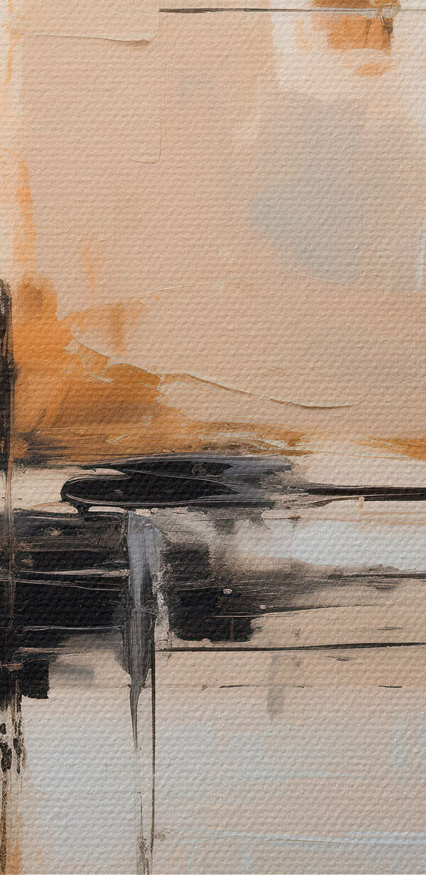 Painting of a black and white painting