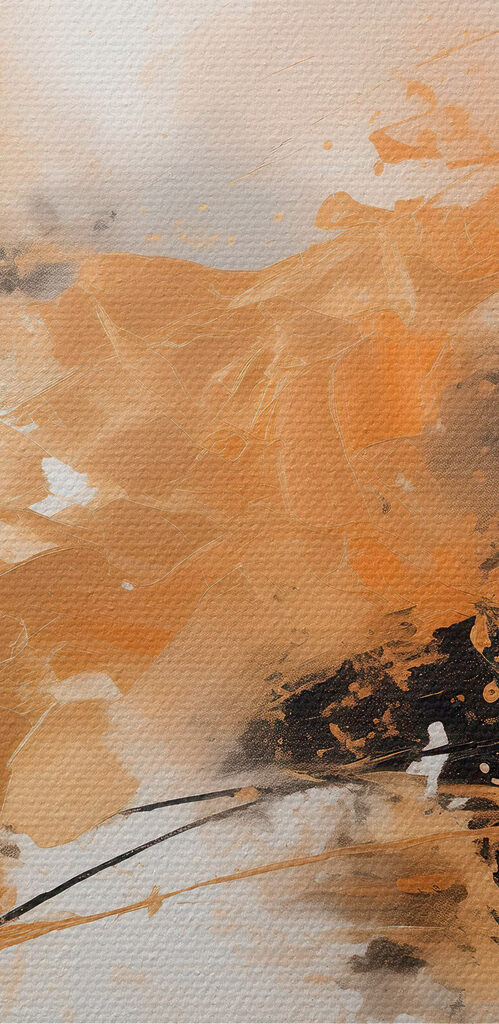 Painting of a black and white wall