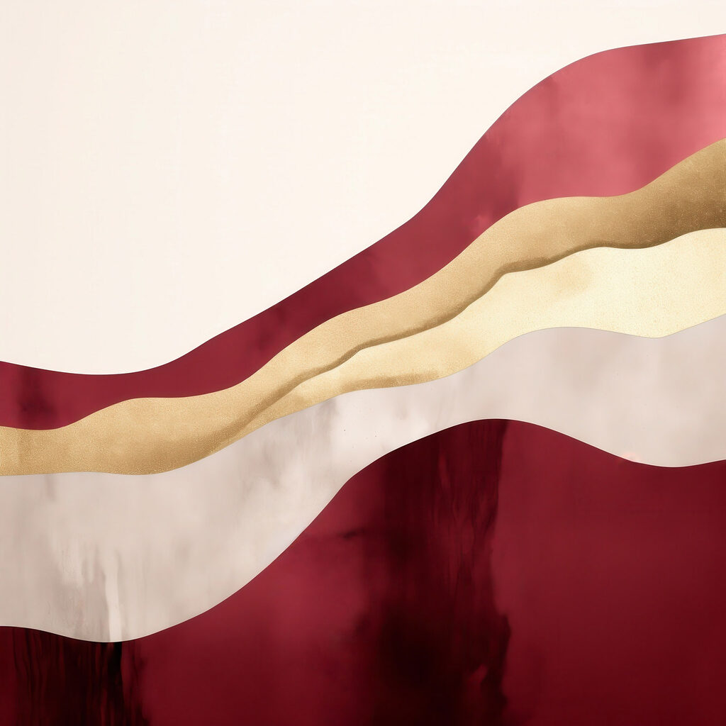 Red and white wavy pattern Red and white wavy pattern