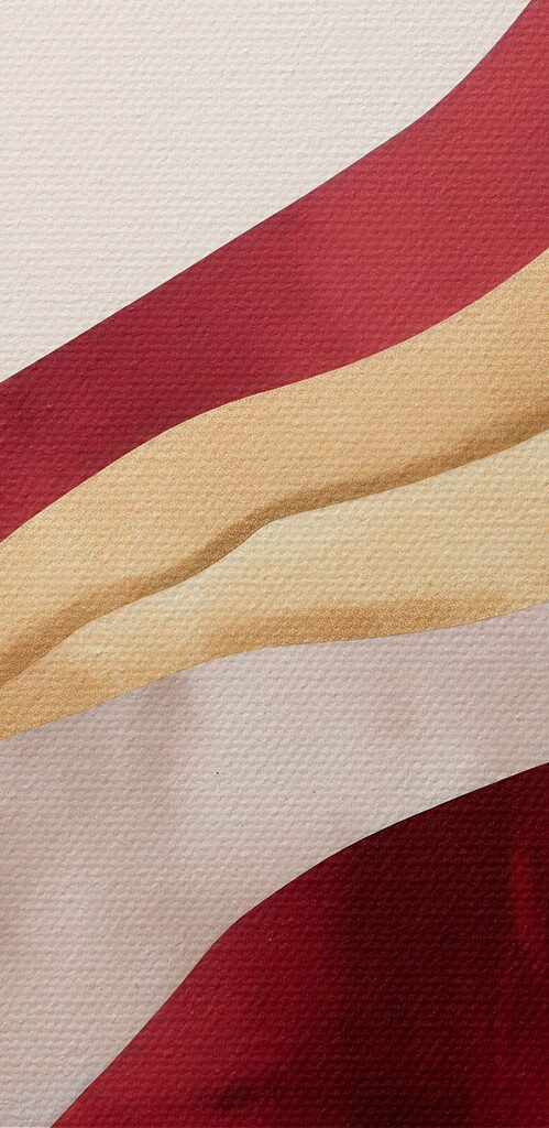 Red and white wavy pattern Red and white wavy pattern