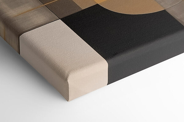 Painting of circles and squares