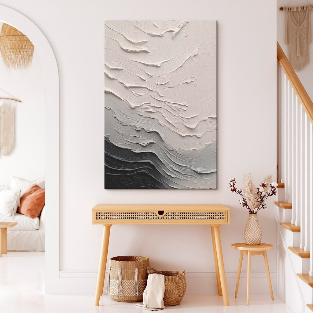 White and black wall White and black wall