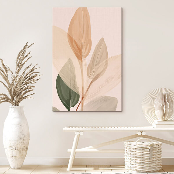 Soft hues of delicate leaves