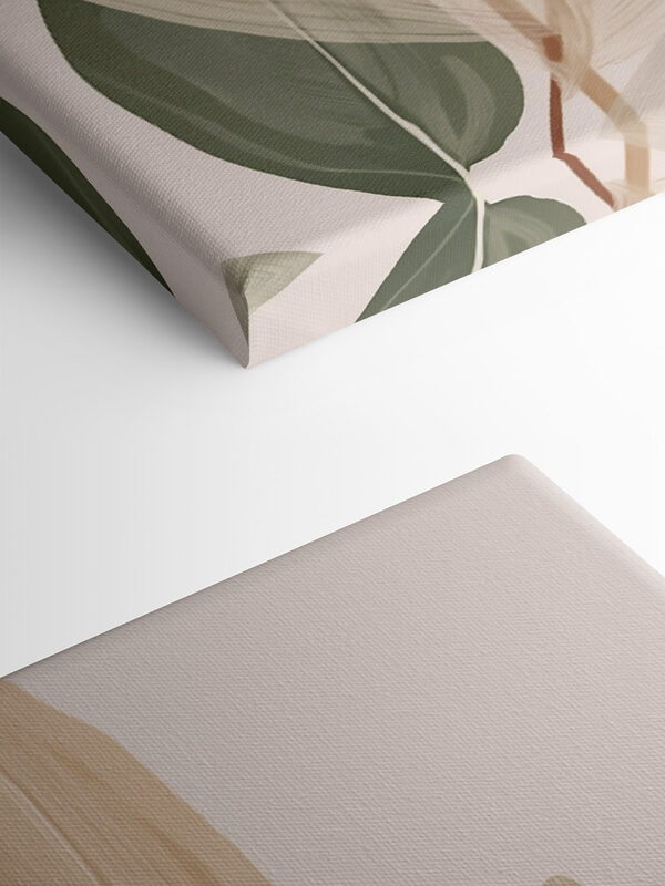 Soft hues of delicate leaves