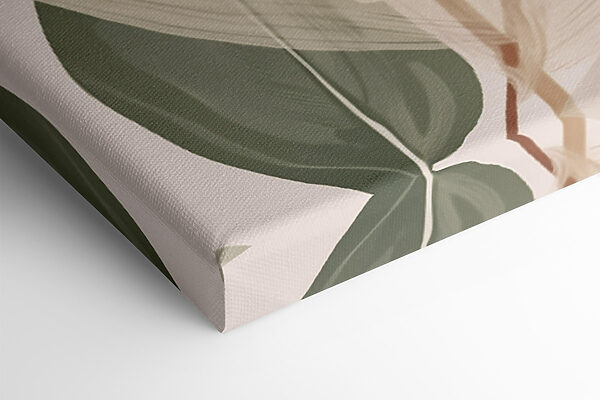 Soft hues of delicate leaves