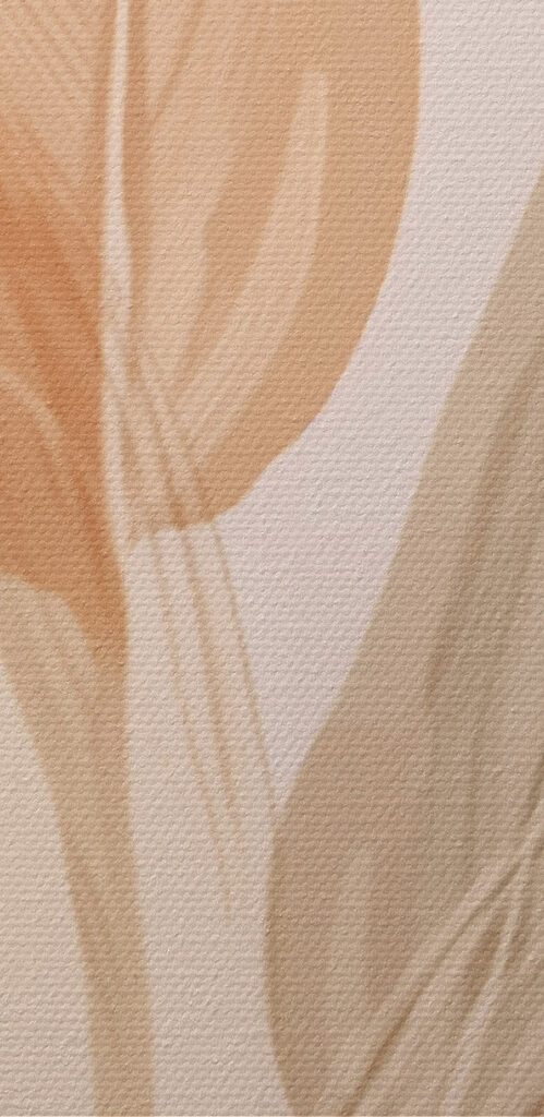 Soft hues of delicate leaves