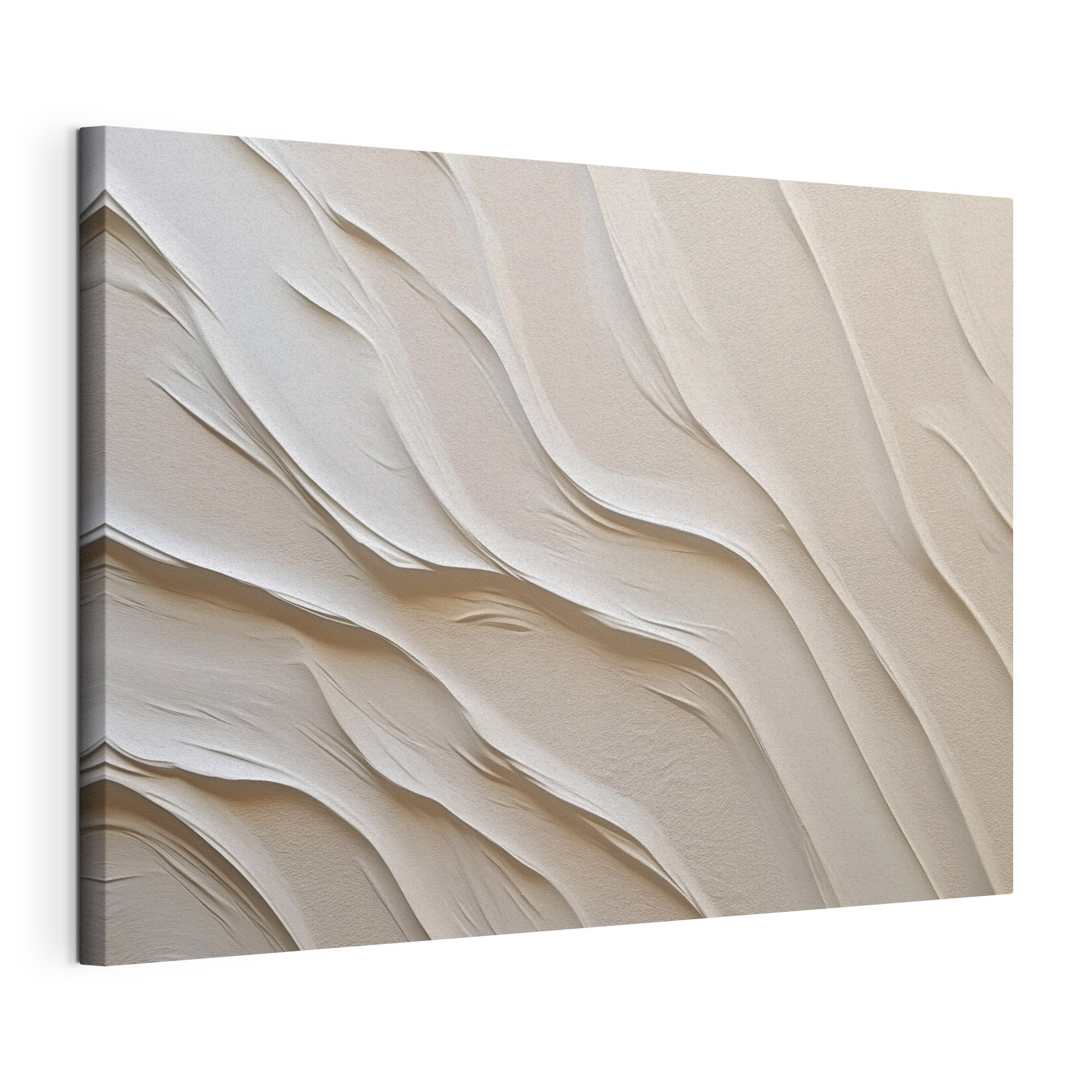 White sand with wavy lines