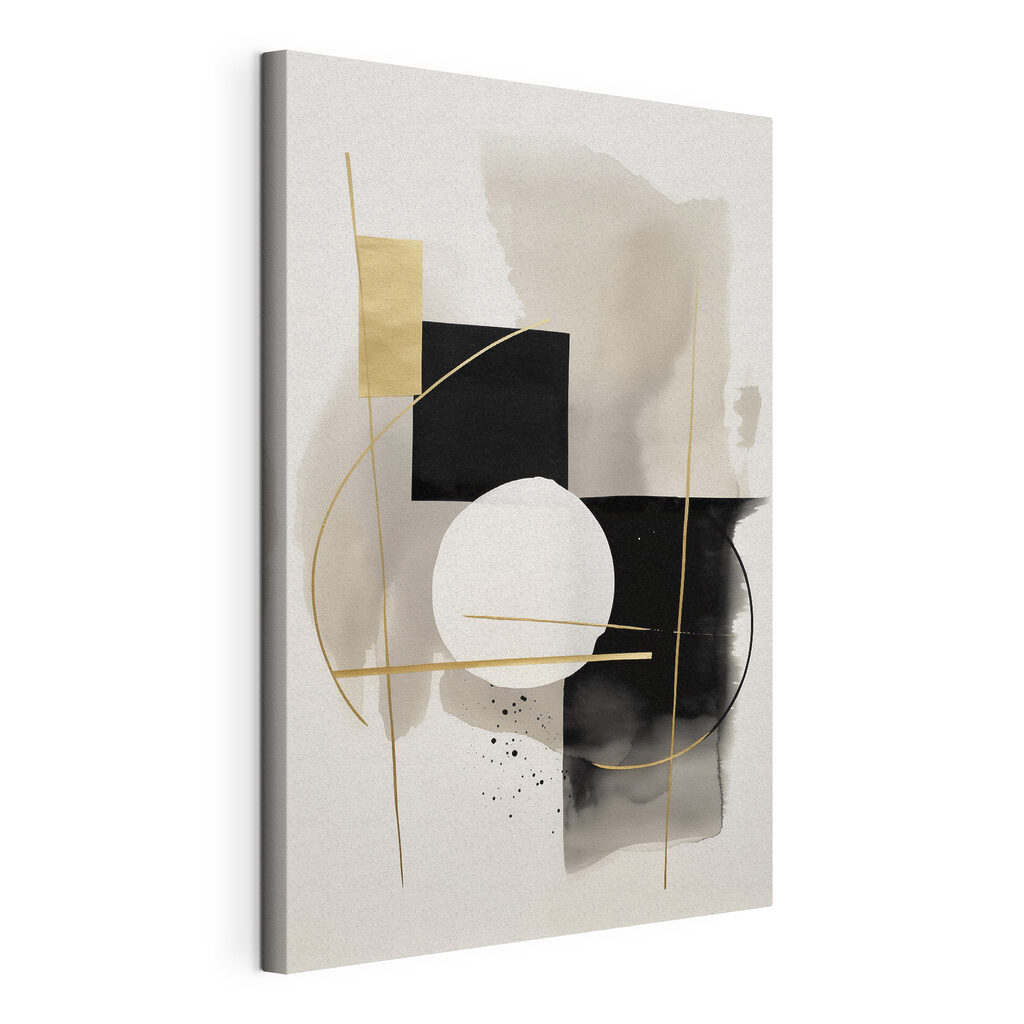 Minimalistic abstract design in neutral tones