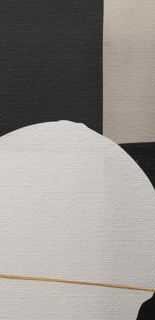 Minimalistic abstract design in neutral tones