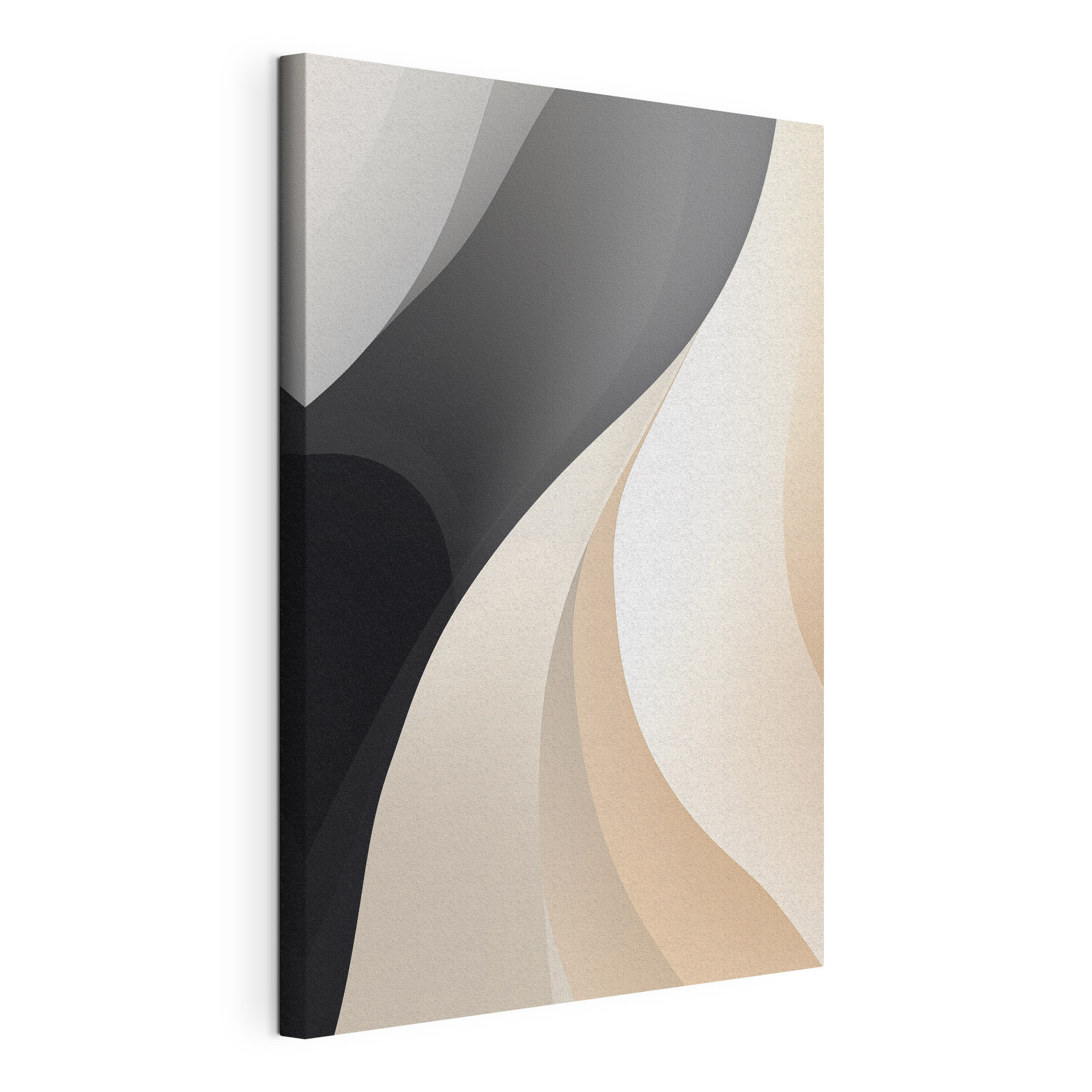 - Soft curves in gentle hues