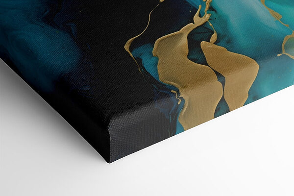 Fluid swirls of vibrant blue hues Fluid swirls of vibrant blue hues