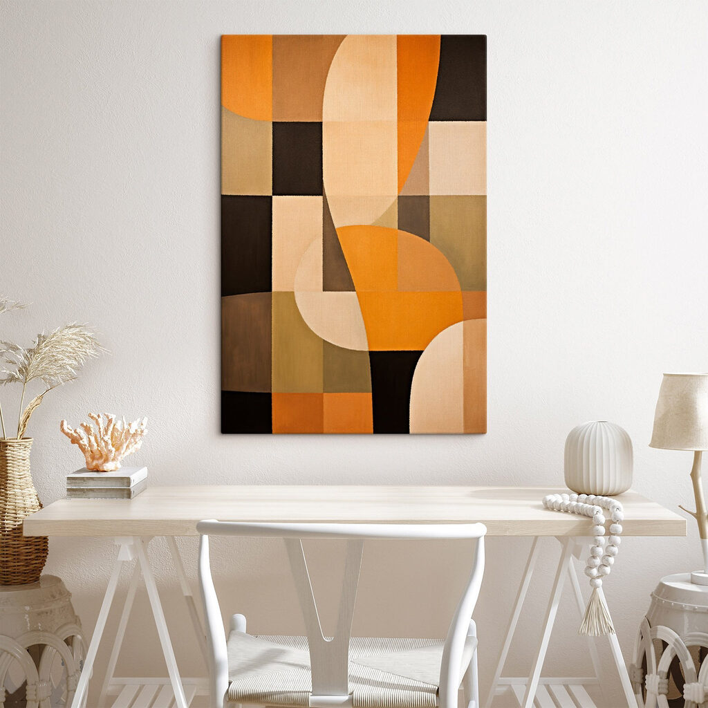 Colorful art piece with different colors