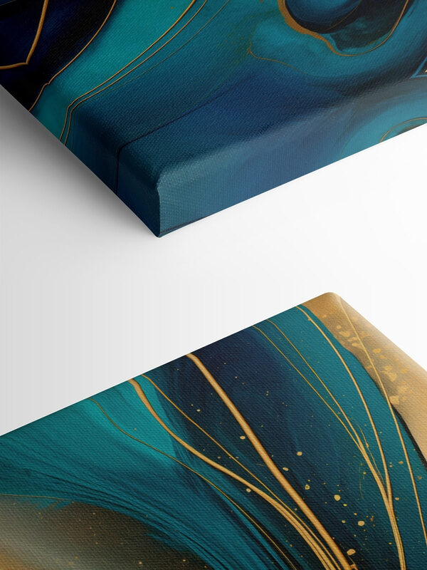Flowing waves of vibrant color Flowing waves of vibrant color