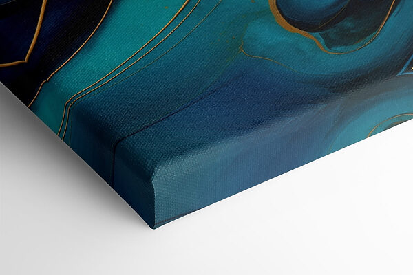 Flowing waves of vibrant color Flowing waves of vibrant color