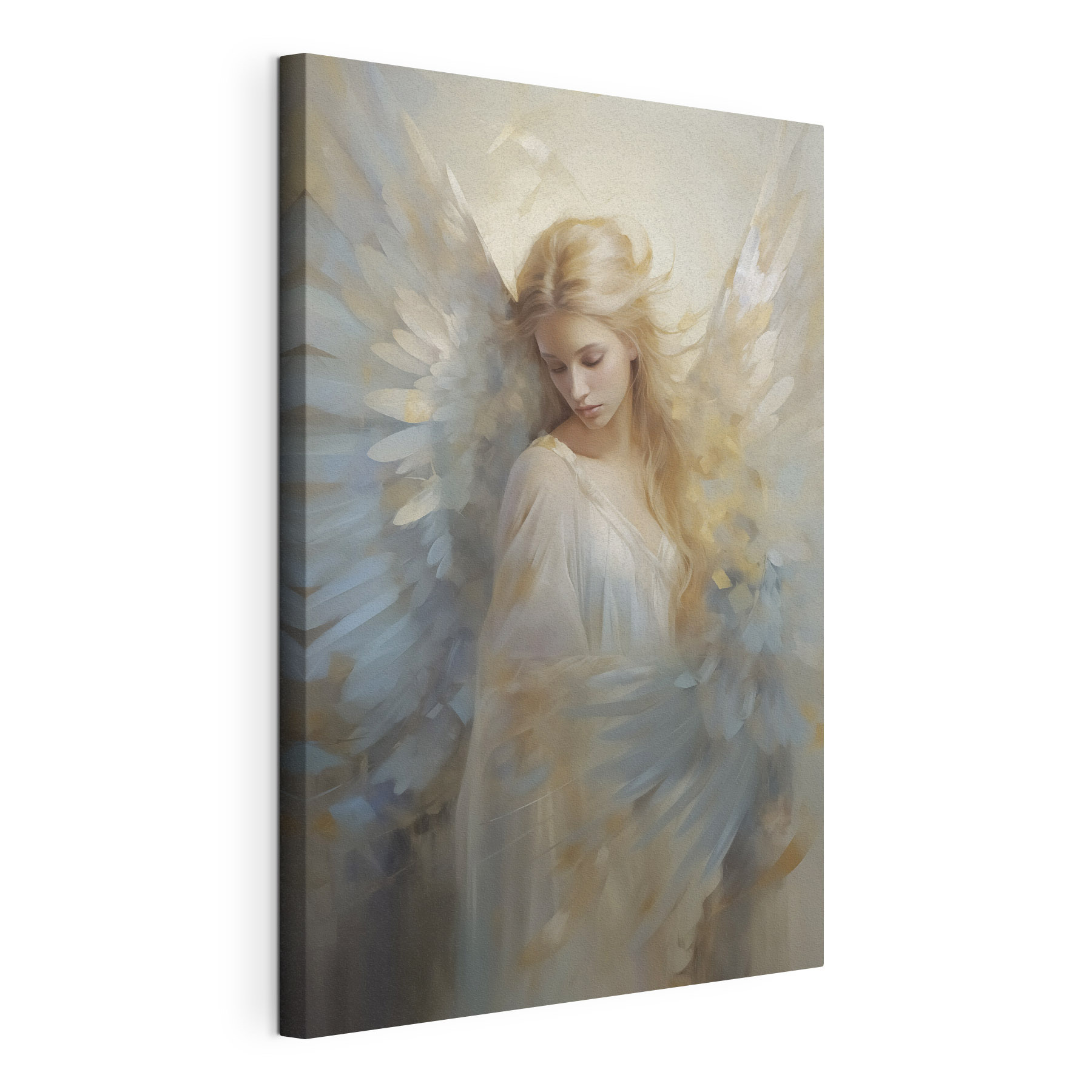 Woman with wings in her hair