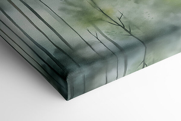 Painting of a forest Painting of a forest