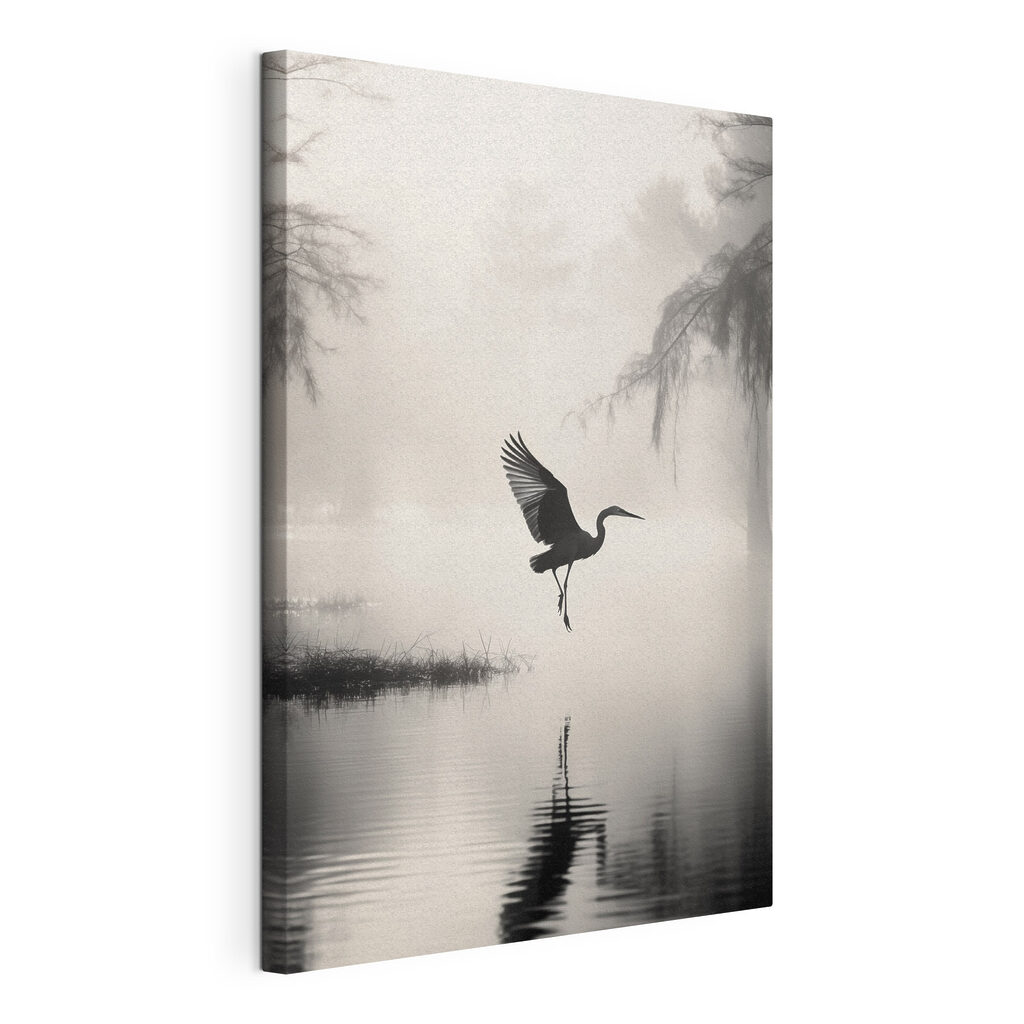 Bird flying over water Bird flying over water