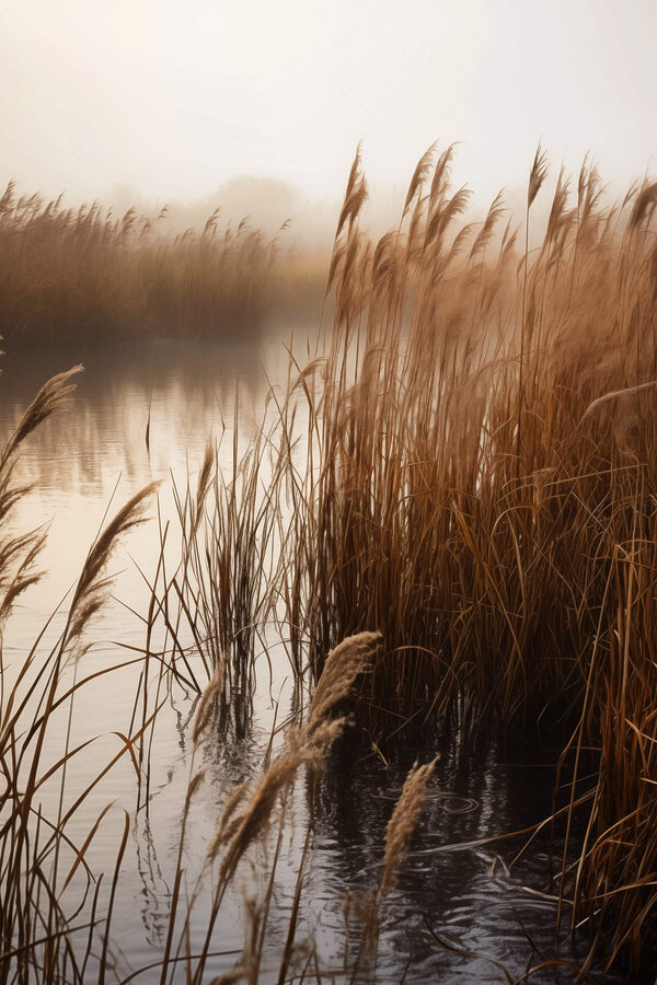 Reeds in the water Reeds in the water