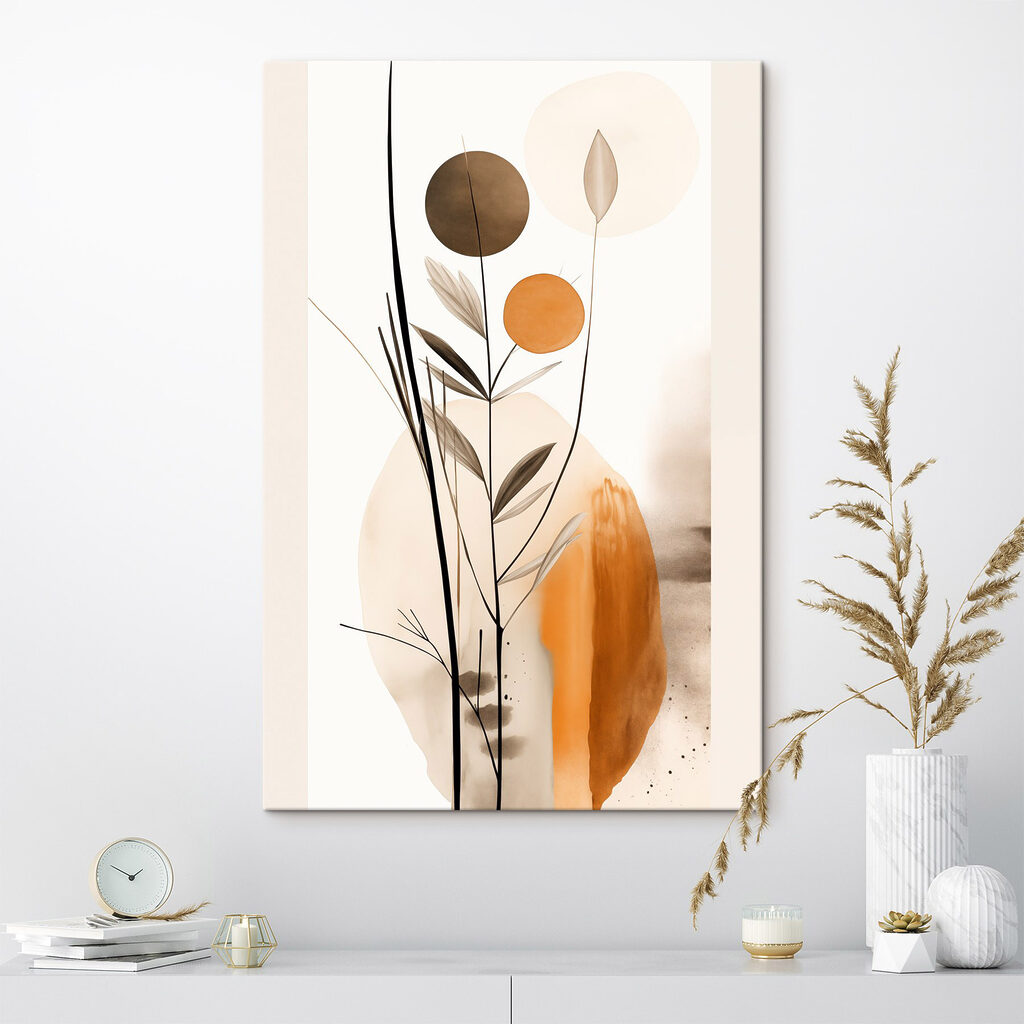 Plant with circles and leaves