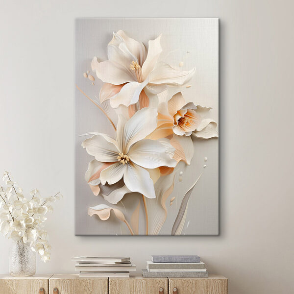 Delicate blossoms in soft pastel hues Delicate blossoms in soft pastel hues