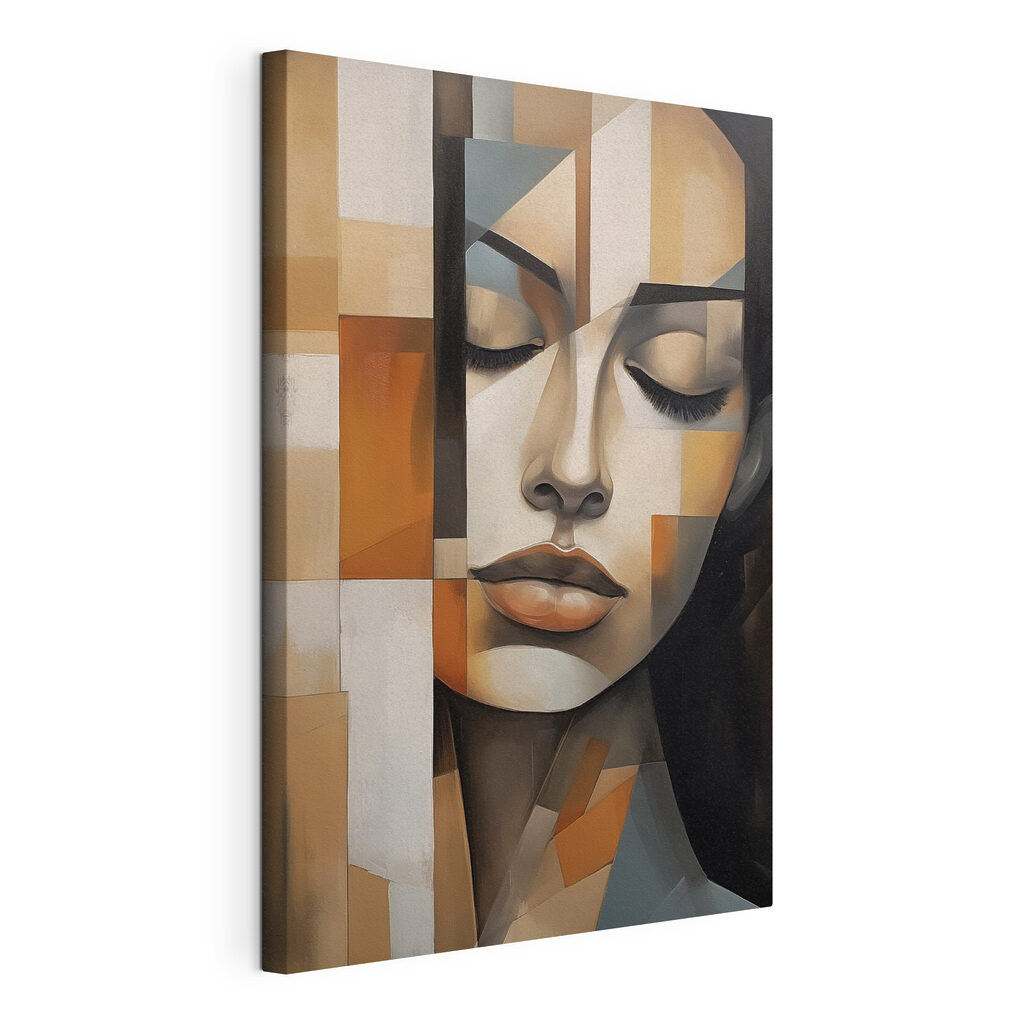 Painting of a woman's face