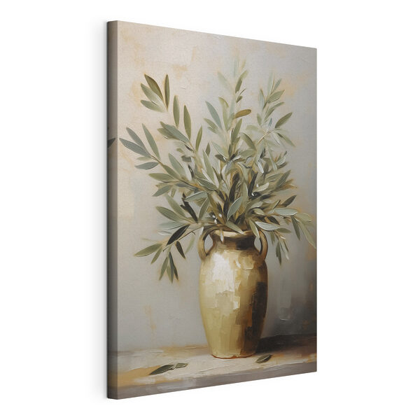Wandbilder Wandbilder Gemälde einer Pflanze in einer Vase (Artikelnummer: s46758)