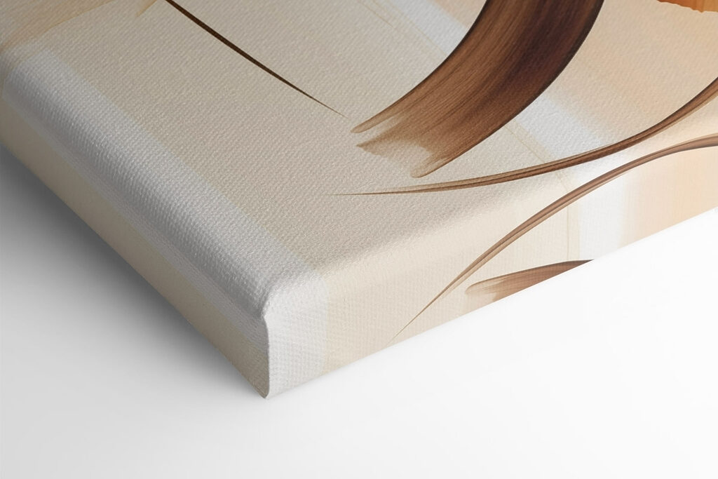 Dynamic swirls in earthy tones