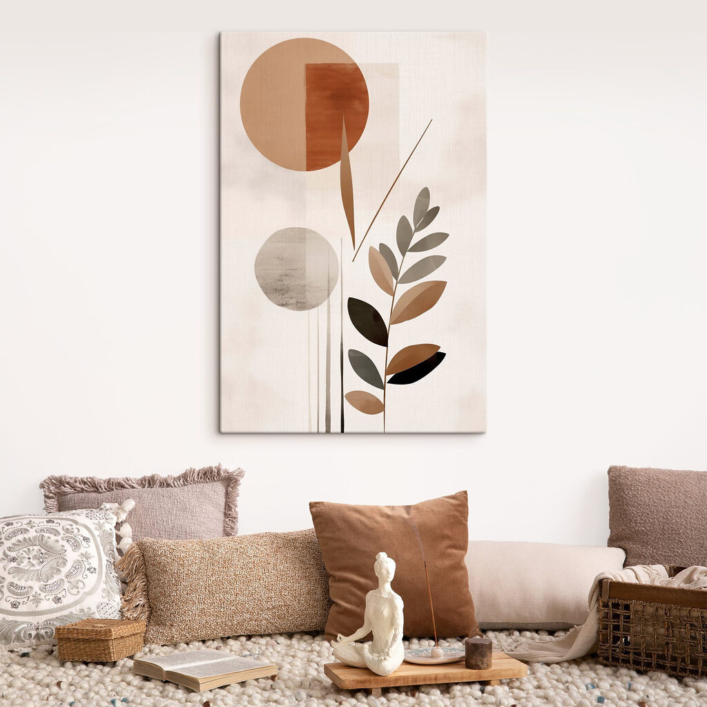 Organic shapes in warm tones Organic shapes in warm tones