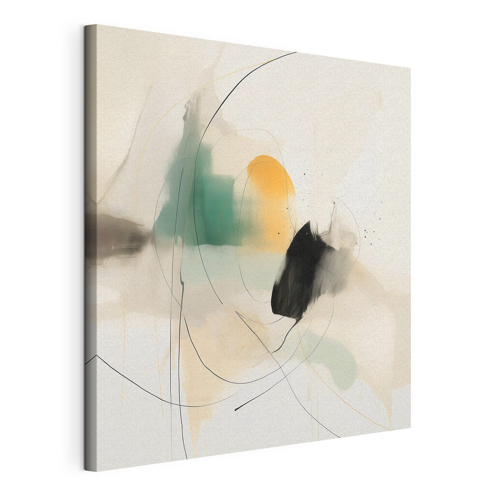 Painting of a circle and a circle Painting of a circle and a circle