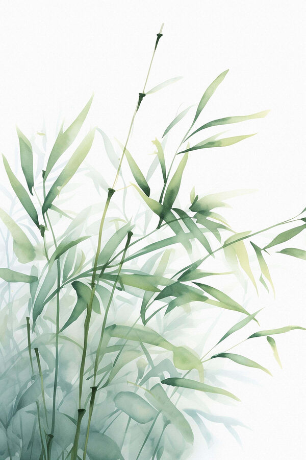 Watercolor painting of a plant Watercolor painting of a plant