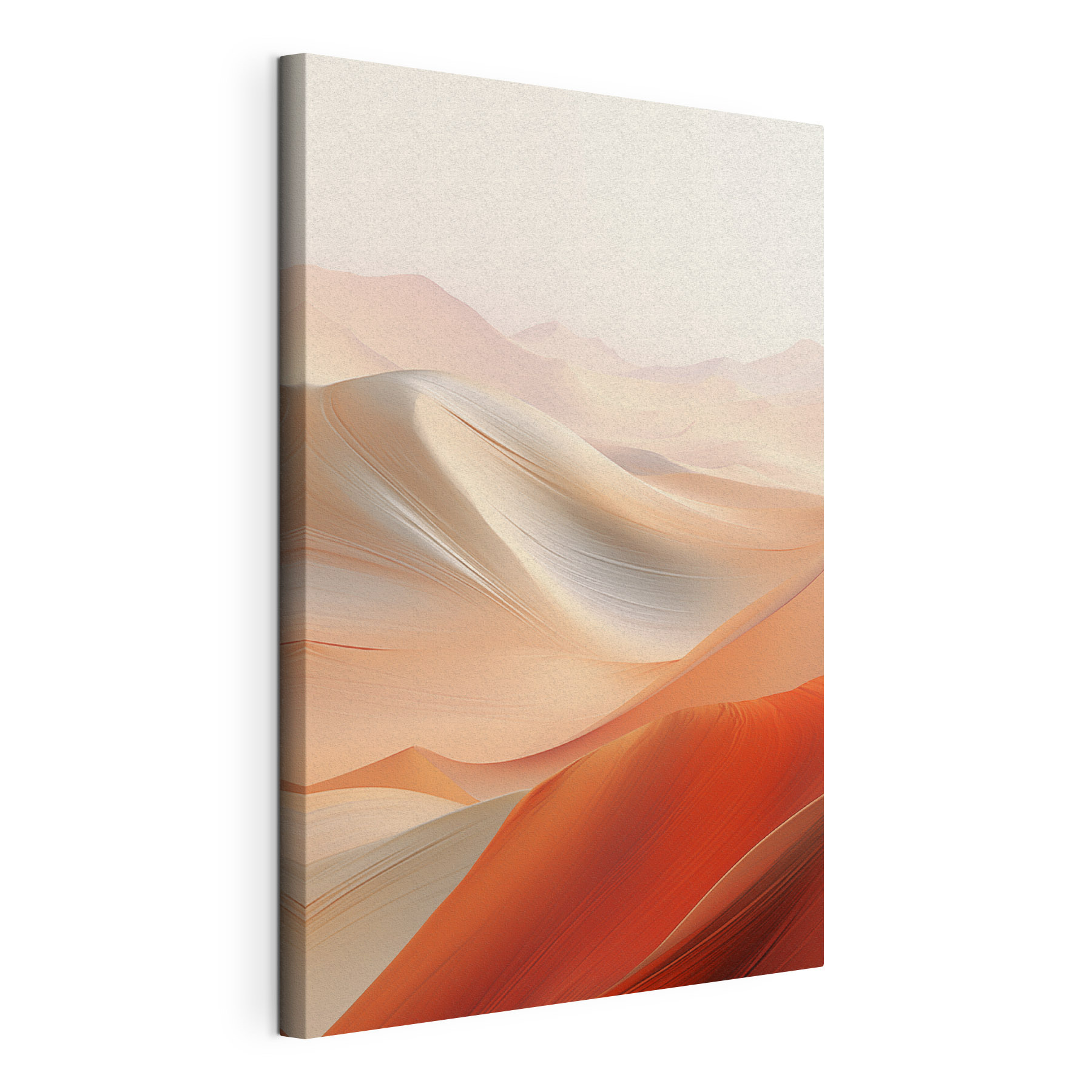 Desert landscape with sand dunes
