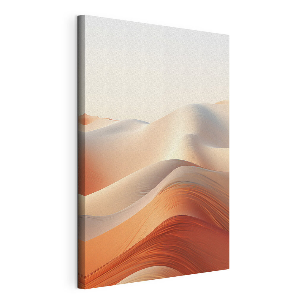 Soft waves of warm desert hues Soft waves of warm desert hues