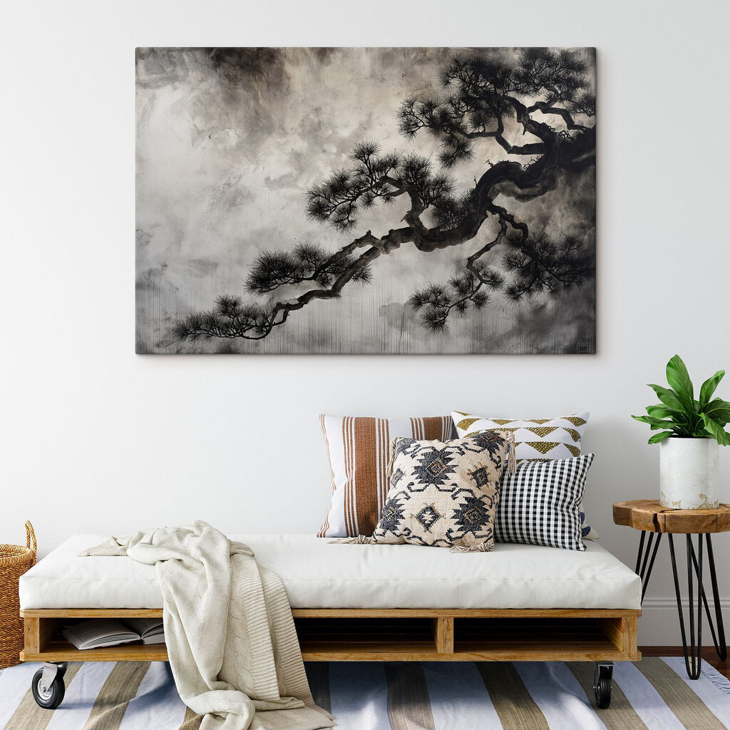 Tree with branches on it