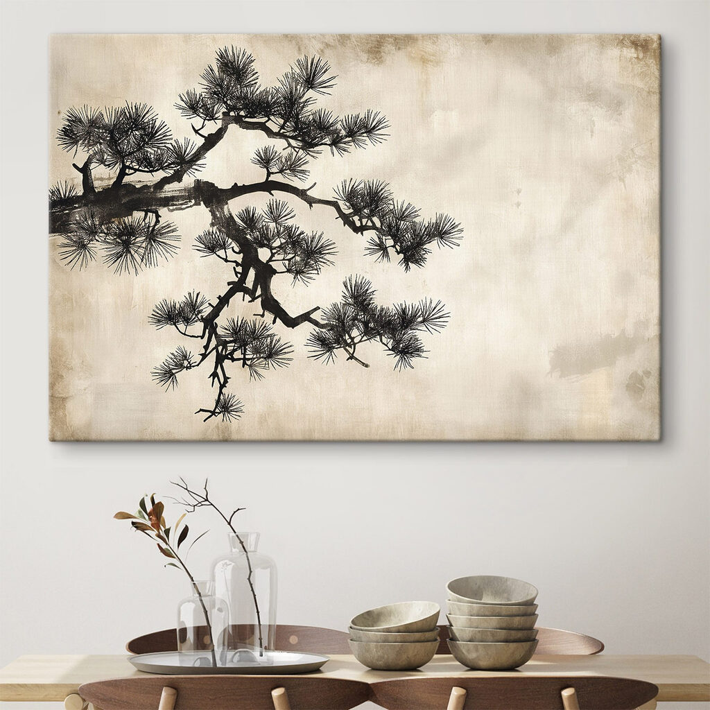 Tree with needles on it
