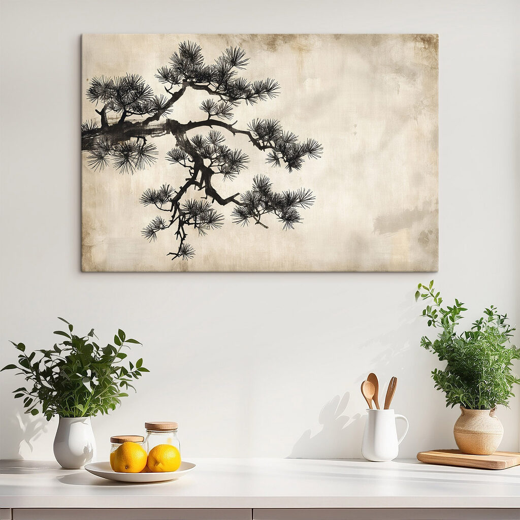 Tree with needles on it